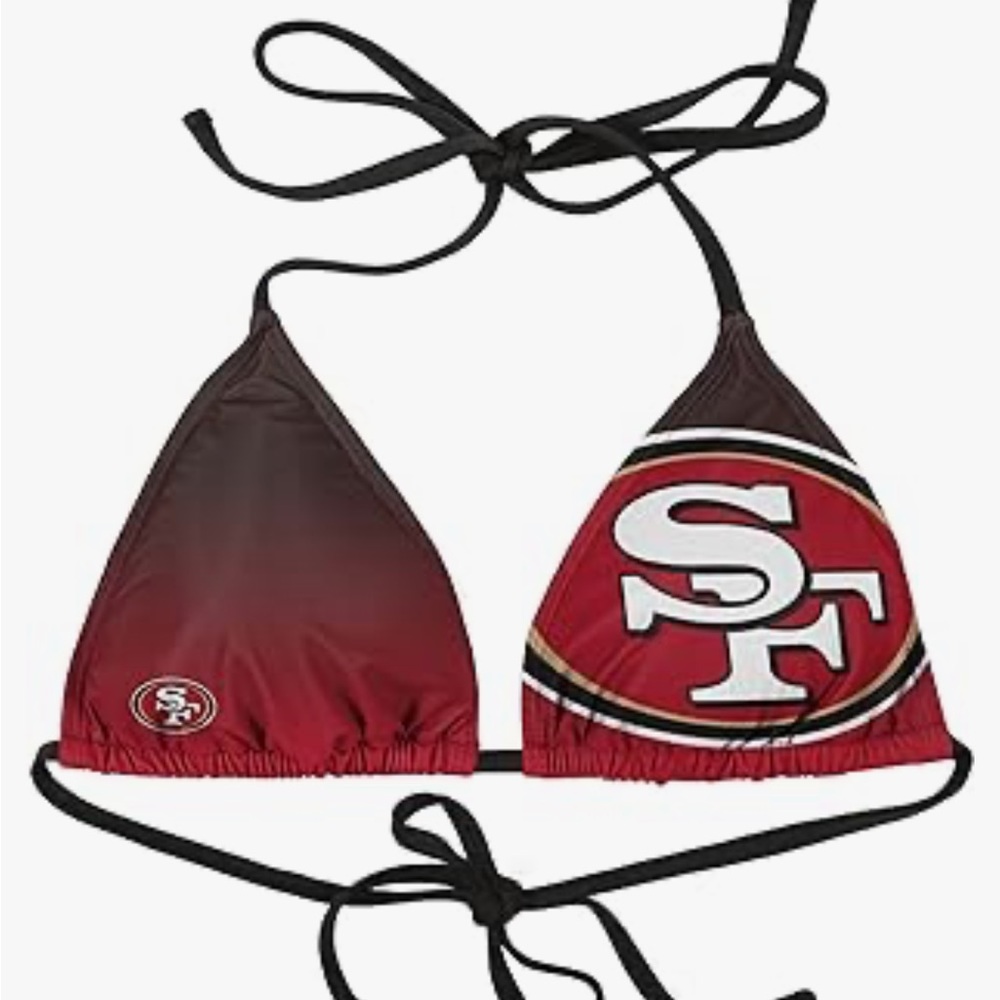 SF Niners Bikini Top